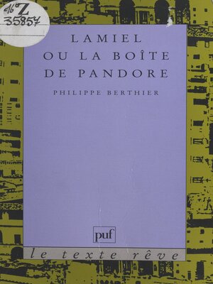 cover image of Lamiel ou La boîte de Pandore